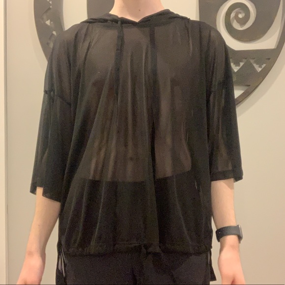 Forever21 sheer hoodie - Picture 1 of 5